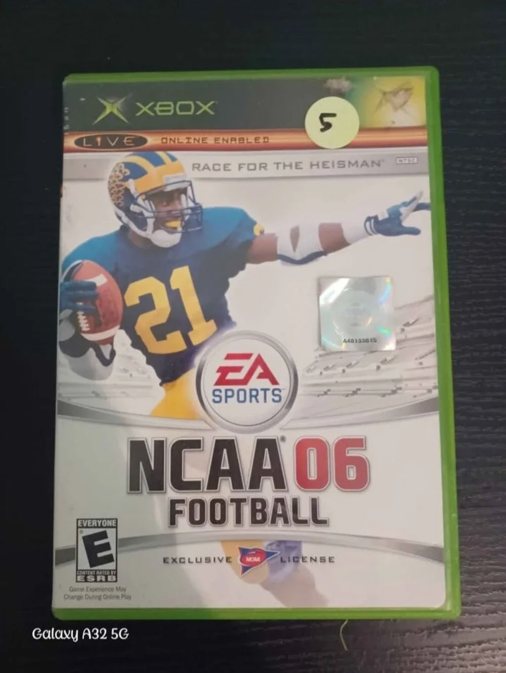 NCAA 06 Football for Xbox With Booklet/Case